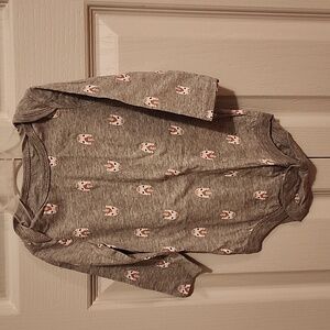 3/10$ 🦄 George Gray Baby Onesie with Unicorn Detail